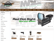 Tablet Screenshot of militaryassaultgear.com